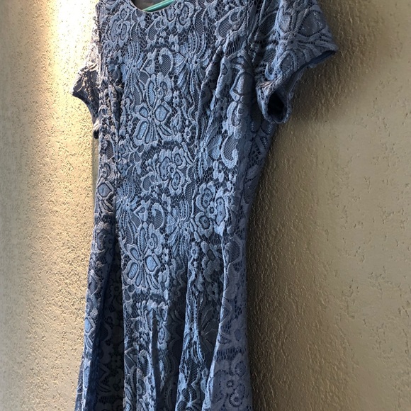 Lacey Blue Dress - Picture 1 of 3
